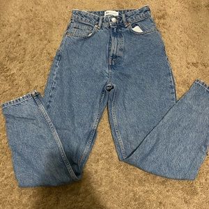 zara straight jeans